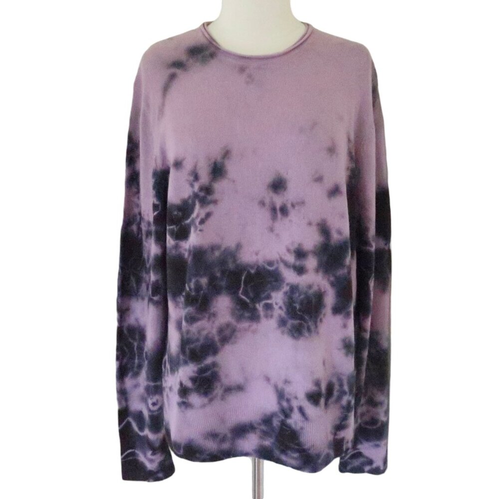 RAQUEL ALLEGRA Tie Dye Cashmere sweater sz 2 L